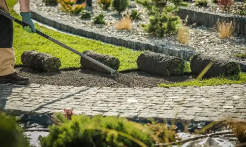 Hawaii landscapers install turf as one of our Kailua-Kona landscaping services. Big island landscaping company.